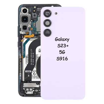 Battery Back Cover with Camera Lens Cover For Samsung Galaxy S23+ 5G S916 (Lavender) - Best Cell Phone Parts Distributor in Canada, Parts Source