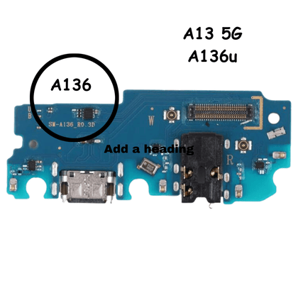 Charging Port Board & Headphone Jack For Samsung Galaxy A13 5G (A136) - Best Cell Phone Parts Distributor in Canada, Parts Source