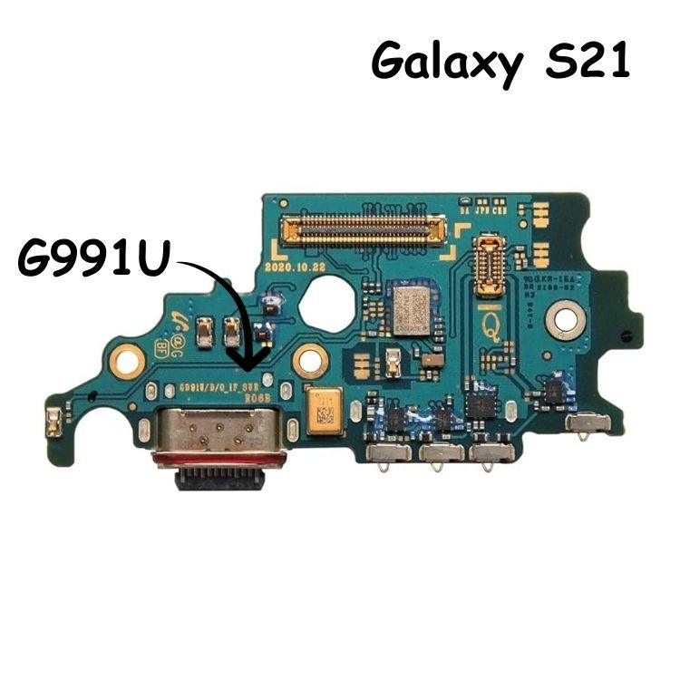 Charging Port Board & Sim Card Reader For Samsung Galaxy S21 5G SMG99