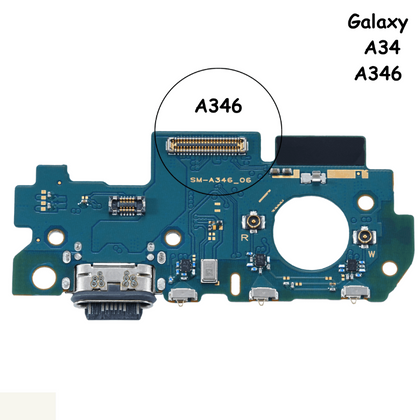 Charging Port Board For Samsung Galaxy A34 SM-A346 - Best Cell Phone Parts Distributor in Canada, Parts Source
