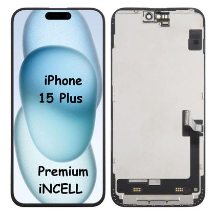iPhone 15 Plus Screen Replacement Quality Premium iNCELL LCD Digitizer Screen For Model Number A2847, A3093, A3094, A3096 - Best Cell Phone Parts Distributor in Canada, Parts Source