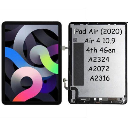 LCD Display & Touch Screen Digitizer For iPad Air (2020) / Air 4 10.9 4th 4Gen A2324 A2072 A2316 (Black) - Best Cell Phone Parts Distributor in Canada, Parts Source