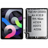 LCD Display & Touch Screen Digitizer For iPad Air (2020) / Air 4 10.9 4th 4Gen A2324 A2072 A2316 (Black)