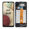 LCD Screen and Digitizer Assembly + Frame Samsung Galaxy A12 [ A125 ]