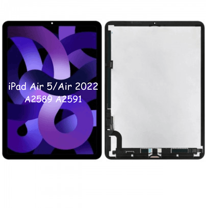 LCD Screen & Touch Panel (Digitizer) Full Assembly for iPad Air 5 / Air 2022 A2589 A2591 (Black) - Best Cell Phone Parts Distributor in Canada, Parts Source