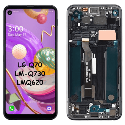 Lcd Screen Replacement For LG Q70 LM-Q730N LMQ620WA LM-Q620WA LM-Q620VAB (Black) - Best Cell Phone Parts Distributor in Canada, Parts Source