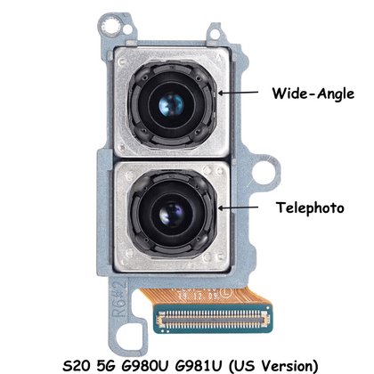 Main Rear Camera (Telephoto + Wide-Angle) For Samsung Galaxy S20 5G G980U G981U (US Version) - Best Cell Phone Parts Distributor in Canada, Parts Source
