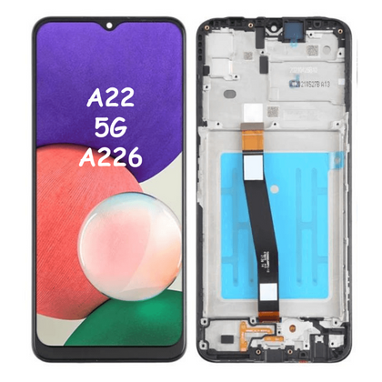 OLED Screen and Digitizer Assembly With Frame for Samsung Galaxy A22 5G (A226) - Best Cell Phone Parts Distributor in Canada, Parts Source