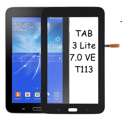 Touch Panel For Samsung Galaxy Tab 3 Lite 7.0 VE T113. (Black) - Best Cell Phone Parts Distributor in Canada, Parts Source
