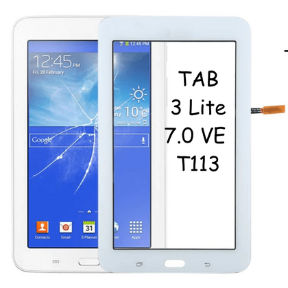 Touch Panel For Samsung Galaxy Tab 3 Lite 7.0 VE T113. (White) - Best Cell Phone Parts Distributor in Canada, Parts Source