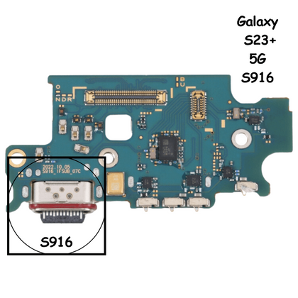 Type C Charger Dock Board Flex Cable Connector With Sim Reader For Samsung Galaxy S23+ S916 - Best Cell Phone Parts Distributor in Canada, Parts Source
