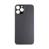 Back Cover Glass Compatible for iPhone 12 PRO MAX with large Camera Holes - Graphite