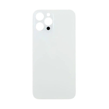 Back Cover Glass Compatible for iPhone 12 PRO MAX with large Holes - SILVER - Best Cell Phone Parts Distributor in Canada, Parts Source