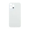 Back Cover Glass Compatible for iPhone 12 PRO MAX with large Holes - SILVER