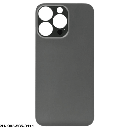 Back Cover Glass With Big Camera Hole iPhone 13 Pro Max - Graphite - Best Cell Phone Parts Distributor in Canada, Parts Source