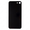 Back Housing Glass Cover With Larger Camera Hole for iPhone 8- Black