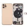 Back Housing With Side Keys & Power Button + Volume & Power Flex for iPhone 11 Pro Max (GOLD)
