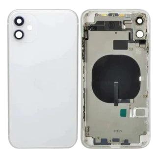 Back Housing With Side Keys & Power Button + Volume & Power Flex for iPhone 11 (White) - Best Cell Phone Parts Distributor in Canada, Parts Source