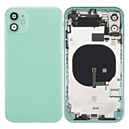 Back Housing With Side Keys & Power Button + Volume Button Flex Cable for iPhone 11 (GREEN) - Best Cell Phone Parts Distributor in Canada, Parts Source