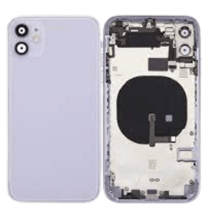 Back Housing With Side Keys & Power Button + Volume Button Flex Cable for iPhone 11 (PURPLE) - Best Cell Phone Parts Distributor in Canada, Parts Source