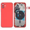 Back Housing With Small Parts & Charging Coil  For iPhone 12 - Red