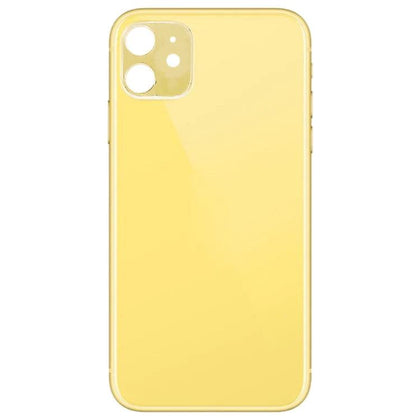 Battery Back Cover with large Holes for iPhone 11 (Yellow) - Best Cell Phone Parts Distributor in Canada, Parts Source