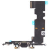 Charging Port Flex Cable for iPhone 8 Plus (Black)