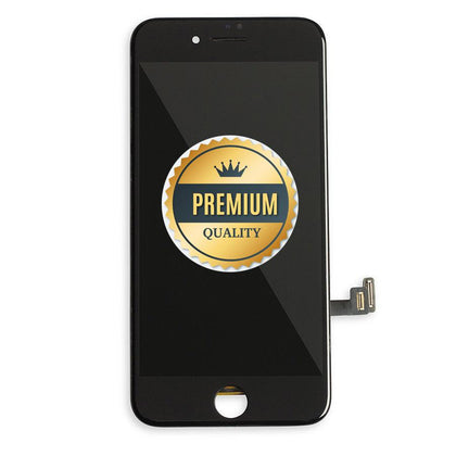 Replacement iPhone 8 LCD & Touch Screen Black with Back Metal Plate (Premium Quality) - Best Cell Phone Parts Distributor in Canada