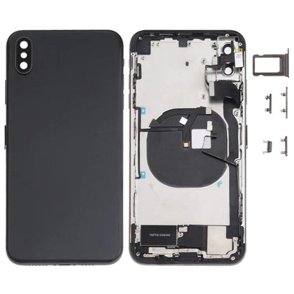 REAR BACK CHASSIS HOUSING WITH PARTS GRADE A for iPhone XS Max(Black) - Best Cell Phone Parts Distributor in Canada, Parts Source