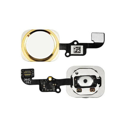 iPhone 6 and 6 Plus Home Button with Flex Gold - Best Cell Phone Parts Distributor in Canada