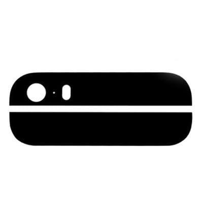 iPhone 5s Back Glass Cover Top & Bottom Black - Best Cell Phone Parts Distributor in Canada