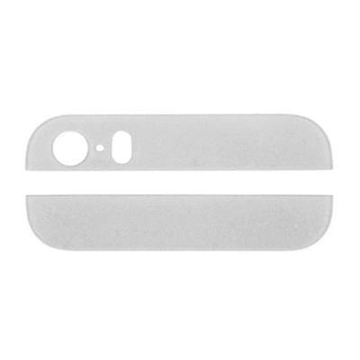 iPhone 5s Back Glass Cover Top & Bottom White - Best Cell Phone Parts Distributor in Canada