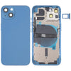 Replacement iPhone 13 Battery Back Housing With Small Parts  - Blue