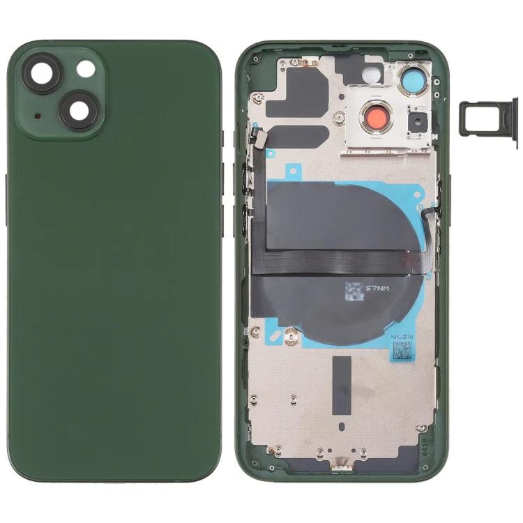 Replacement iPhone 13 Battery Back Housing With Small Parts Green