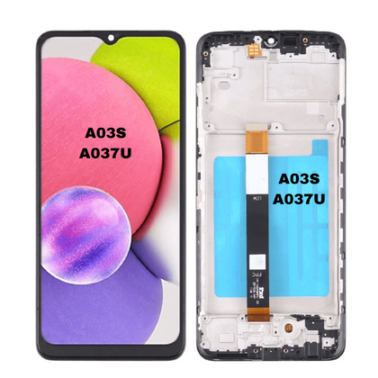 Replacement LCD Screen & Digitizer Full Assembly with Frame For Samsung Galaxy A03s SM-A037U US Edition - Best Cell Phone Parts Distributor in Canada, Parts Source