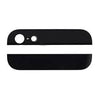Replacement Top and Bottom Glass Cover Black Compatible for iPhone 5 .
