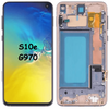 AMOLED  Screen With Digitizer Full Assembly with Frame For  Samsung Galaxy S10e G970 (Prism White)