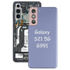 Back Cover with Camera Glass Lens  For Samsung Galaxy S21 5G G991 (Phantom Violet)