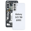 Back Cover with Camera Glass Lens  For Samsung Galaxy S21 5G G991 (Phantom White)