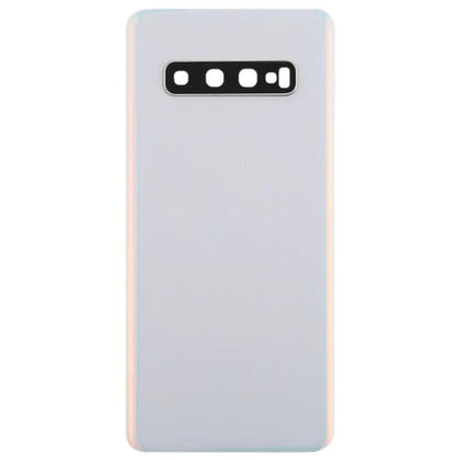 Battery Back Cover with Camera Lens For Samsung S10 4G G973 (Prism White) - Best Cell Phone Parts Distributor in Canada, Parts Source