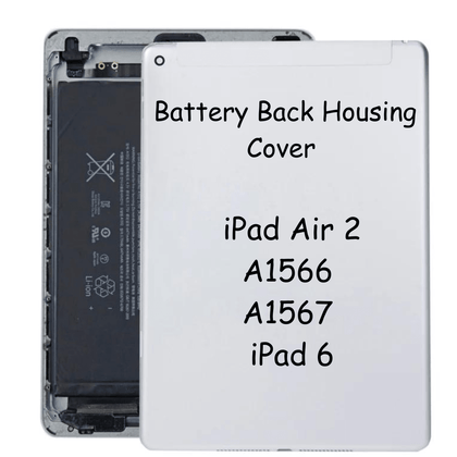 Battery Back Housing Cover for iPad Air 2 / iPad 6 (Wifi Version) (Silver) - Best Cell Phone Parts Distributor in Canada, Parts Source