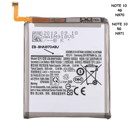 Battery EB-BN970ABU 3500mAh For Samsung Galaxy Note 10 4G N970 / Note 10 5G N971 - Best Cell Phone Parts Distributor in Canada, Parts Source