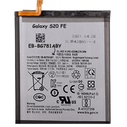Battery For Samsung Galaxy S20 FE G781 / A52 A525 Li-ion Battery EB-BG781ABY 4500 mAh - Best Cell Phone Parts Distributor in Canada, Parts Source
