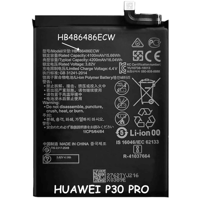Battery HB486486ECW Battery For Huawei P30 Pro / Huawei P20 Pro - Best Cell Phone Parts Distributor in Canada, Parts Source