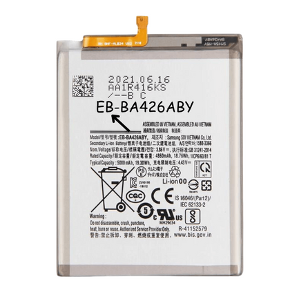 Battery Li-ion 5000mAh EB-BA426ABY For Samsung Galaxy A32 5G (A326) A42 5G (A426) A72 (A725) - Best Cell Phone Parts Distributor in Canada, Parts Source