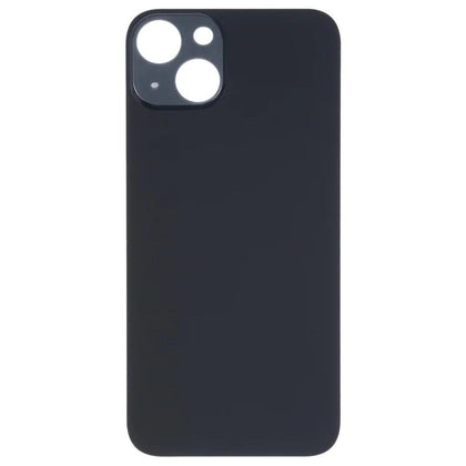 Big Camera Hole Glass Back Battery Cover For iPhone 14 (Black) (Midnight) - Best Cell Phone Parts Distributor in Canada, Parts Source