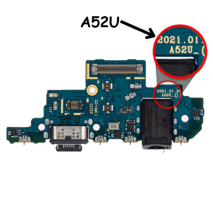 Charging Port Board With Headphone Jack for Samsung Galaxy A52 4G (A525U) / 5G (A526) (US VERSION) - Best Cell Phone Parts Distributor in Canada, Parts Source