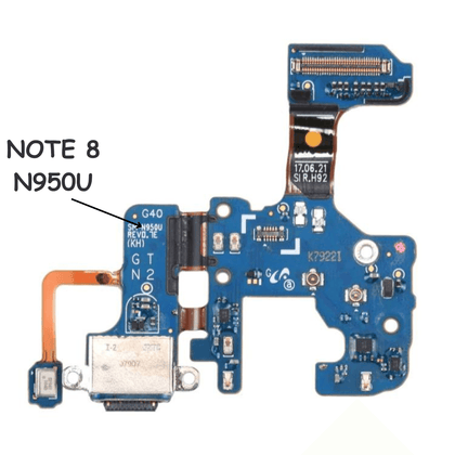 Charging Port Flex Cable for Samsung Galaxy Note 8 N950U. - Best Cell Phone Parts Distributor in Canada, Parts Source