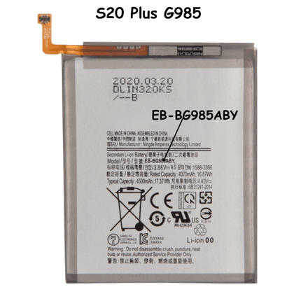 EB-BG985ABY Li-ion Battery 4500 mAh For Samsung Galaxy S20+ 5G - Best Cell Phone Parts Distributor in Canada, Parts Source