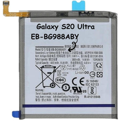 EB-BG988ABY Battery For Samsung Galaxy S20 Ultra 5G G988 - Best Cell Phone Parts Distributor in Canada, Parts Source